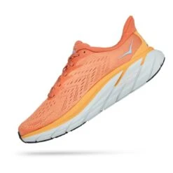 Chaussures HOKA Clifton 8 Orange Blanc Femme -Hoka hk 0001119394 sbs 003