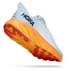 Chaussures HOKA Clifton 8 Blanc Gris Orange Femme 10 Chaussures HOKA Clifton 8 Blanc Gris Orange Femme -Hoka hk 0001119394 ssi 003