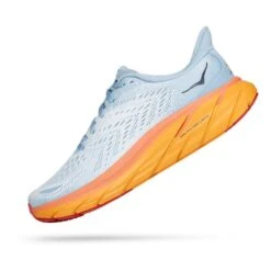Chaussures HOKA Clifton 8 Blanc Gris Orange Femme 11 Chaussures HOKA Clifton 8 Blanc Gris Orange Femme -Hoka hk 0001119394 ssi 004