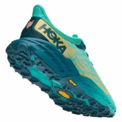 Chaussures HOKA Speedgoat 5 Bleu Clair Vert Femme -Hoka hk 0001123158 dtw 003