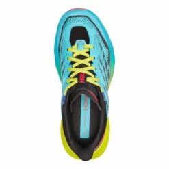 Chaussures Hoka Speedgoat 5 Bleu Clair Vert Noir Femme -Hoka hk 0001123158 sbb 005