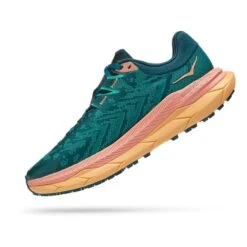 Chaussures HOKA Tecton X Vert Orange Femme -Hoka hk 0001123162 dtw 004
