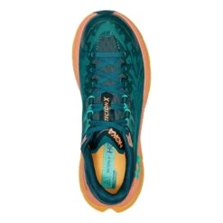 Chaussures HOKA Tecton X Vert Orange Femme -Hoka hk 0001123162 dtw 005