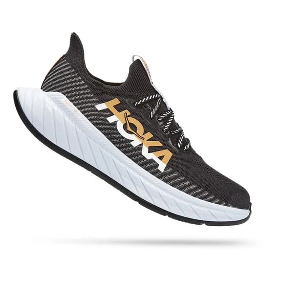 Chaussures HOKA Carbon X 3 Noir Blanc Marron Femme 4 Chaussures HOKA Carbon X 3 Noir Blanc Marron Femme – Image 2