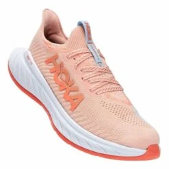 Chaussures HOKA Carbon X 3 Bleu Clair Rose Femme