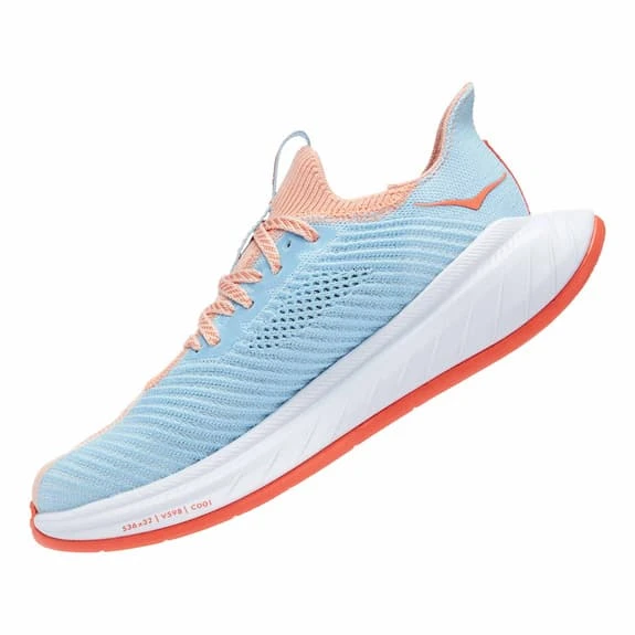 Chaussures HOKA Carbon X 3 Bleu Clair Rose Femme 6 Chaussures HOKA Carbon X 3 Bleu Clair Rose Femme – Image 4