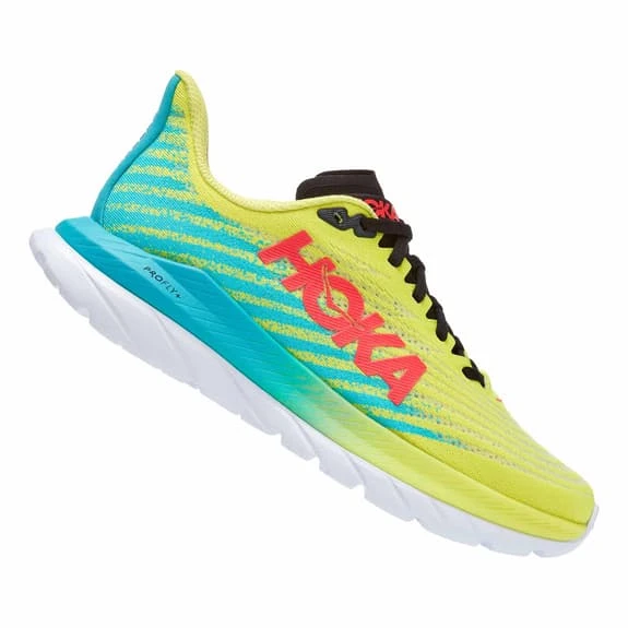 Chaussures HOKA Mach 5 Vert Bleu Rouge Femme 4 Chaussures HOKA Mach 5 Vert Bleu Rouge Femme – Image 2