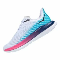 Chaussures HOKA Mach 5 Blanc Bleu Rouge Femme 11 Chaussures HOKA Mach 5 Blanc Bleu Rouge Femme -Hoka hk 0001127894 wsb 004