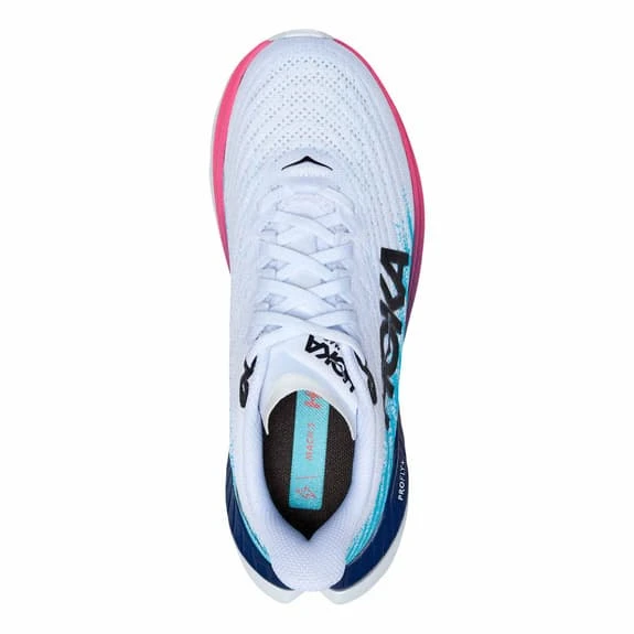 Chaussures HOKA Mach 5 Blanc Bleu Rouge Femme 7 Chaussures HOKA Mach 5 Blanc Bleu Rouge Femme – Image 5