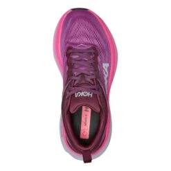 Chaussures HOKA Bondi 8 Rose Lilas Gris Femme -Hoka hk 0001127952 bgw 005