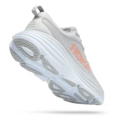 Chaussures HOKA Bondi 8 Gris Blanc Orange Femme 10 Chaussures HOKA Bondi 8 Gris Blanc Orange Femme -Hoka hk 0001127952 hml 003