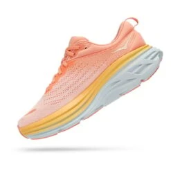 Chaussures HOKA Bondi 8 Orange Blanc Jaune Femme 11 Chaussures HOKA Bondi 8 Orange Blanc Jaune Femme -Hoka hk 0001127952 scp 004