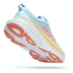 Chaussures HOKA Bondi 8 Blanc Bleu Clair Orange Femme 10 Chaussures HOKA Bondi 8 Blanc Bleu Clair Orange Femme -Hoka hk 0001127952 ssc 003