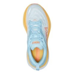 Chaussures HOKA Bondi 8 Blanc Bleu Clair Orange Femme 12 Chaussures HOKA Bondi 8 Blanc Bleu Clair Orange Femme -Hoka hk 0001127952 ssc 005