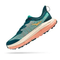 Chaussures HOKA Mafate Speed 4 Bleu Vert Orange Femme -Hoka hk 0001131056 dtw 004