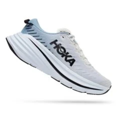 Chaussures HOKA Bondi X Blanc Bleu Clair Noir