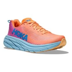 Chaussures HOKA Rincon 3 Orange Rose Blanc Femme 11 Chaussures HOKA Rincon 3 Orange Rose Blanc Femme -Hoka hk 1119396 moc 003