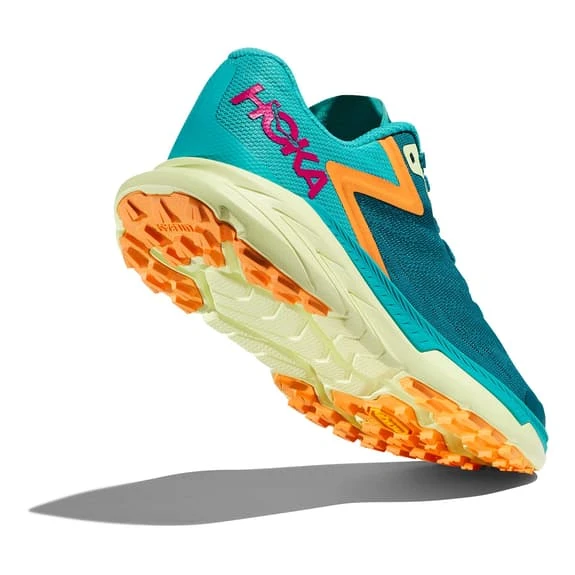 Chaussures HOKA Zinal Vert Turquoise Orange Fuchsia 6 Chaussures HOKA Zinal Vert Turquoise Orange Fuchsia – Image 4