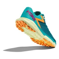 Chaussures HOKA Zinal Vert Turquoise Orange Fuchsia Femme 11 Chaussures HOKA Zinal Vert Turquoise Orange Fuchsia Femme -Hoka hk 1119400 dlc 004