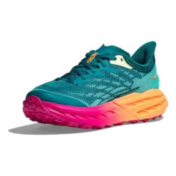 Chaussures HOKA Speedgoat 5 Vert Turquoise Orange -Hoka hk 1123157 dlc 004