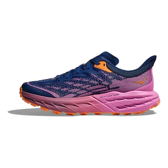 Chaussures HOKA Speedgoat 5 Lilas Rose Clair Orange Femme 6 Chaussures HOKA Speedgoat 5 Lilas Rose Clair Orange Femme – Image 5