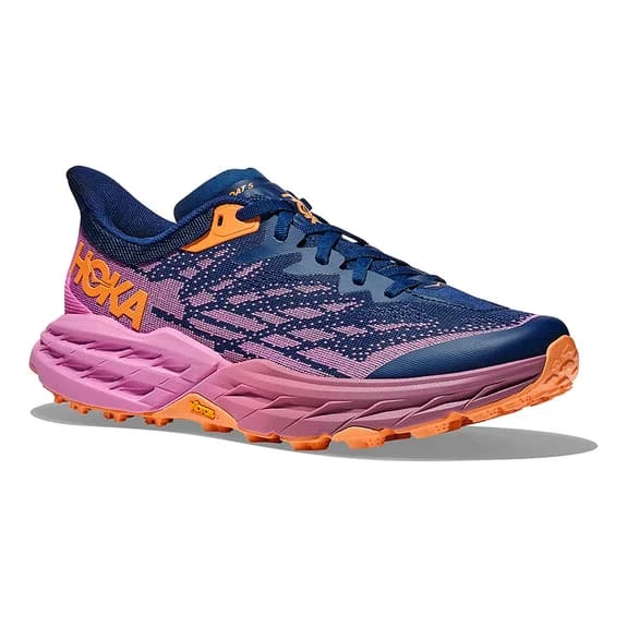 Chaussures HOKA Speedgoat 5 Lilas Rose Clair Orange Femme 5 Chaussures HOKA Speedgoat 5 Lilas Rose Clair Orange Femme – Image 4