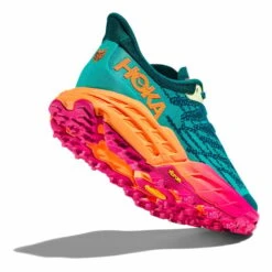 Chaussures HOKA Speedgoat 5 Vert Turquoise Orange Fuchsia Femme -Hoka hk 1123158 dlc 004