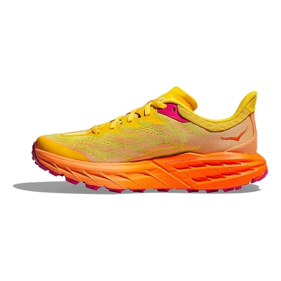 Chaussures HOKA Speedgoat 5 Jaune Orange Femme 5 Chaussures HOKA Speedgoat 5 Jaune Orange Femme – Image 3