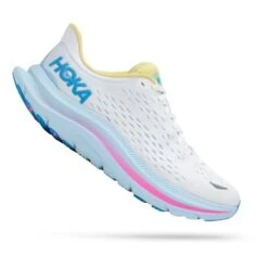 Chaussures HOKA Kawana Blanc Bleu Rose Femme
