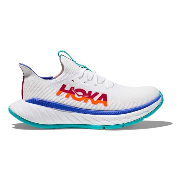 Chaussures HOKA Carbon X 3 Blanc Orange Bleu Marine 4 Chaussures HOKA Carbon X 3 Blanc Orange Bleu Marine – Image 2