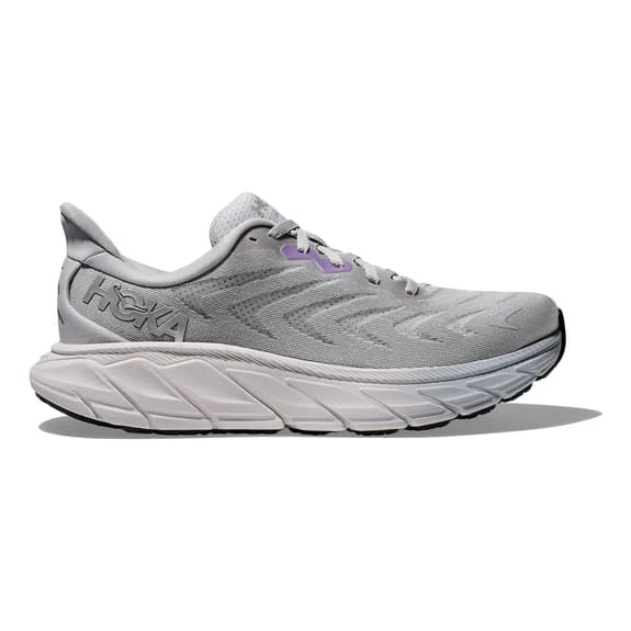 Chaussures HOKA Arahi 6 Gris Blanc Lilas Femme 4 Chaussures HOKA Arahi 6 Gris Blanc Lilas Femme – Image 2