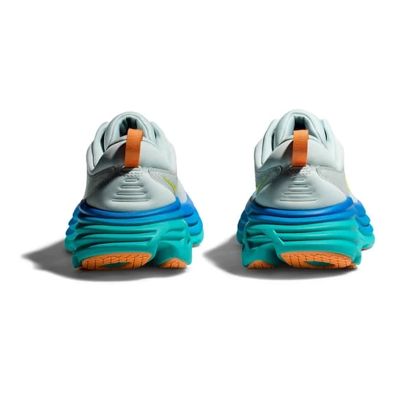 Chaussures HOKA Bondi 8 Blanc Bleu Vert Turquoise 7 Chaussures HOKA Bondi 8 Blanc Bleu Vert Turquoise – Image 5