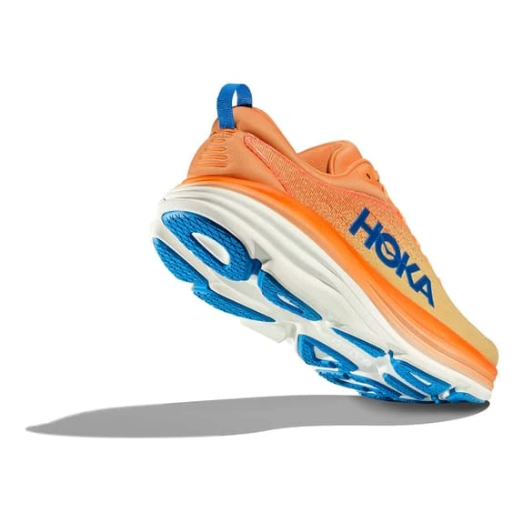 Chaussures HOKA Bondi 8 Orange Bleu Marine Jaune 6 Chaussures HOKA Bondi 8 Orange Bleu Marine Jaune – Image 4