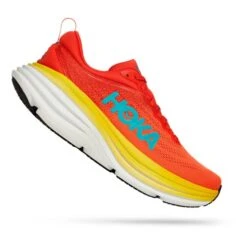 Hoka 10 Chaussures HOKA Bondi 8 Rouge Orange Jaune Bleu