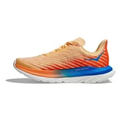 Chaussures HOKA Mach 5 Crème Orange Bleu Marine 10 Chaussures HOKA Mach 5 Crème Orange Bleu Marine -Hoka hk 1127893 ivo 002