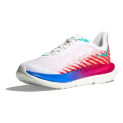 Chaussures HOKA Mach 5 Blanc Pur Rouge Bleu 10 Chaussures HOKA Mach 5 Blanc Pur Rouge Bleu -Hoka hk 1127893 wfm 003