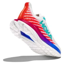 Chaussures HOKA Mach 5 Blanc Rouge Bleu Marine Femme 11 Chaussures HOKA Mach 5 Blanc Rouge Bleu Marine Femme -Hoka hk 1127894 wfm 004