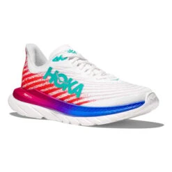 Chaussures HOKA Mach 5 Blanc Rouge Bleu Marine Femme 13 Chaussures HOKA Mach 5 Blanc Rouge Bleu Marine Femme -Hoka hk 1127894 wfm 006