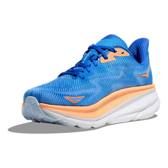 Chaussures HOKA Clifton 9 Bleu Marine Orange Blanc 5 Chaussures HOKA Clifton 9 Bleu Marine Orange Blanc – Image 3