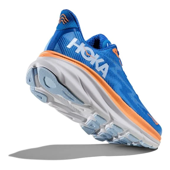Chaussures HOKA Clifton 9 Bleu Marine Orange Blanc 6 Chaussures HOKA Clifton 9 Bleu Marine Orange Blanc – Image 4