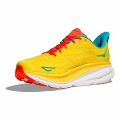 Chaussures HOKA Clifton 9 Jaune Orange Bleu -Hoka hk 1127895 pfm 004