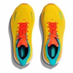 Chaussures HOKA Clifton 9 Jaune Orange Bleu -Hoka hk 1127895 pfm 006