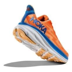 Chaussures HOKA Clifton 9 Orange Intense Bleu Marine Blanc 11 Chaussures HOKA Clifton 9 Orange Intense Bleu Marine Blanc -Hoka hk 1127895 voi 004