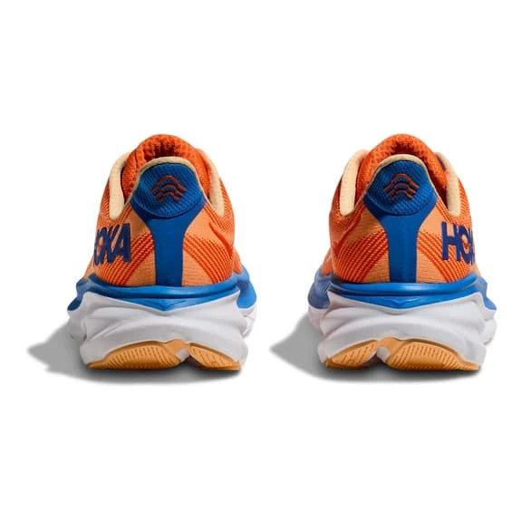 Chaussures HOKA Clifton 9 Orange Intense Bleu Marine Blanc 7 Chaussures HOKA Clifton 9 Orange Intense Bleu Marine Blanc – Image 5
