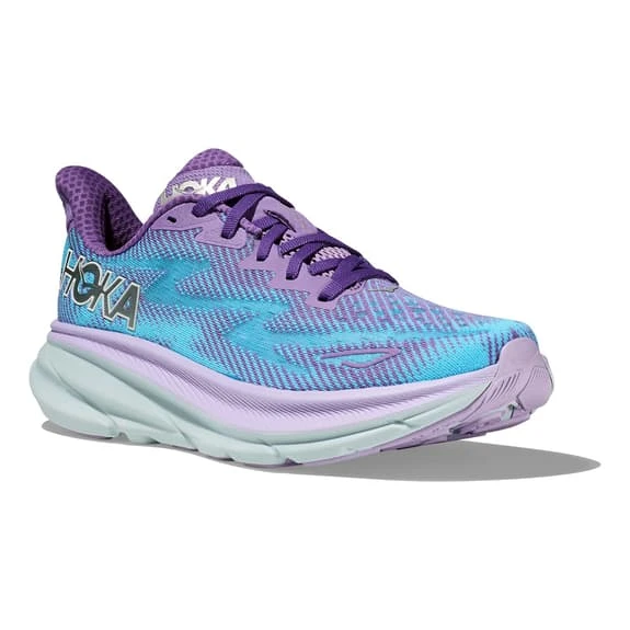 Chaussures HOKA Clifton 9 Bleu Clair Lilas Blanc Femme 8 Chaussures HOKA Clifton 9 Bleu Clair Lilas Blanc Femme – Image 6