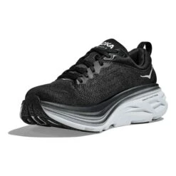 Chaussures HOKA Bondi 8 Noir Blanc Femme -Hoka hk 1127952 bwh 003