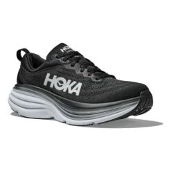 Chaussures HOKA Bondi 8 Noir Blanc Femme -Hoka hk 1127952 bwh 006