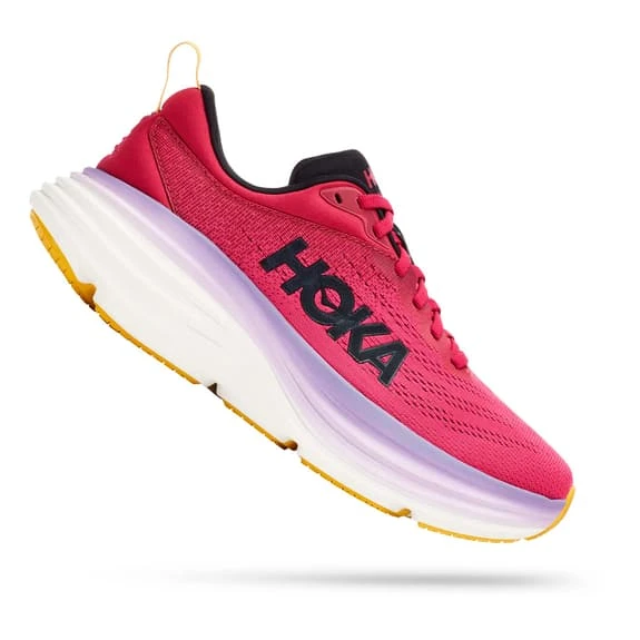 Chaussures HOKA Bondi 8 Fuchsia Lilas Pastel Blanc Femme 3 Chaussures HOKA Bondi 8 Fuchsia Lilas Pastel Blanc Femme