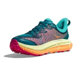 Chaussures HOKA Mafate Speed 4 Vert Turquoise Orange Fuchsia -Hoka hk 1129930 dlc 003