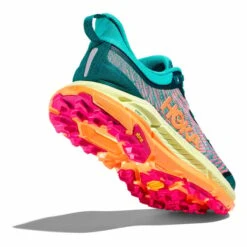 Chaussures HOKA Mafate Speed 4 Vert Turquoise Orange Fuchsia -Hoka hk 1129930 dlc 004